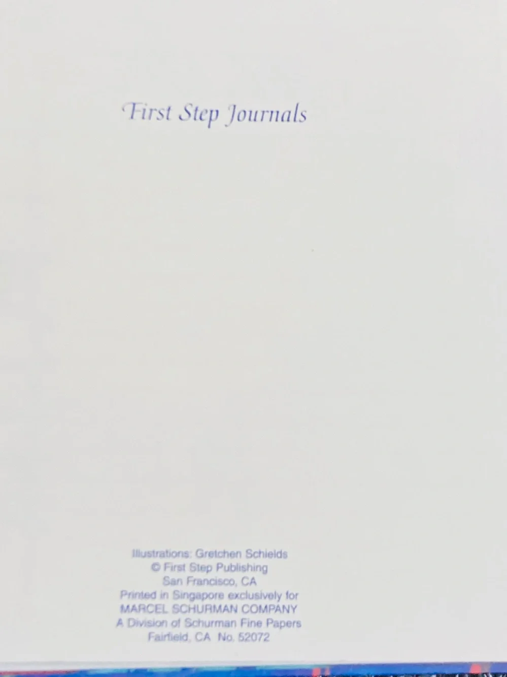 NEW The Book of Goals Journal Spiral Notebook by First Steps San Francisco